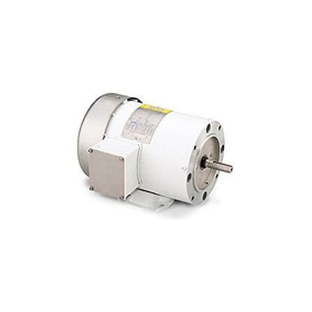 Leeson Leeson Motors Motor Washdown Motor-1/2HP, 208-230/460V, 1725RPM, TENV, RIGID C, 1.15 SF, 78.5 Eff 113586